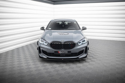 Frontlippe V.3 passend für BMW 1er M-Paket/ M135i / 128ti F40 schwarz Hochglanz