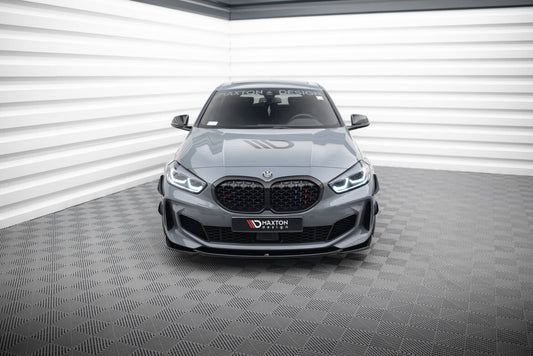 Frontlippe V.3 passend für BMW 1er M-Paket/ M135i / 128ti F40 schwarz Hochglanz