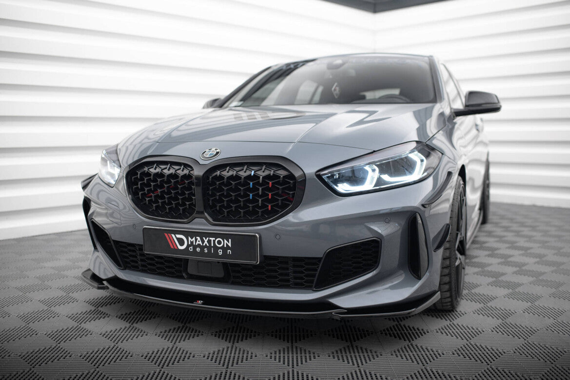 Frontlippe V.3 passend für BMW 1er M-Paket/ M135i / 128ti F40 schwarz Hochglanz