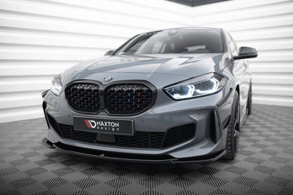 Frontlippe V.3 passend für BMW 1er M-Paket/ M135i / 128ti F40 schwarz Hochglanz
