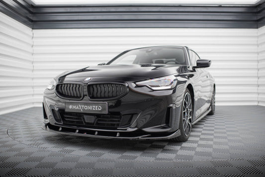 Frontlippe V.3 passend für BMW 2 Coupe G42 schwarz Hochglanz