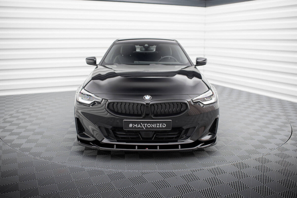 Frontlippe V.3 passend für BMW 2 Coupe G42 schwarz Hochglanz