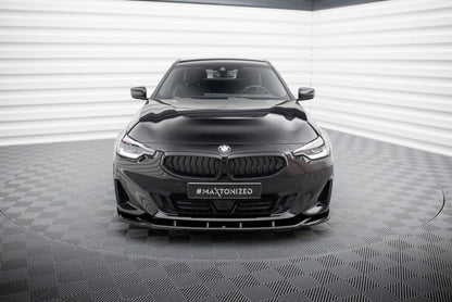 Frontlippe V.3 passend für BMW 2 Coupe G42 schwarz Hochglanz