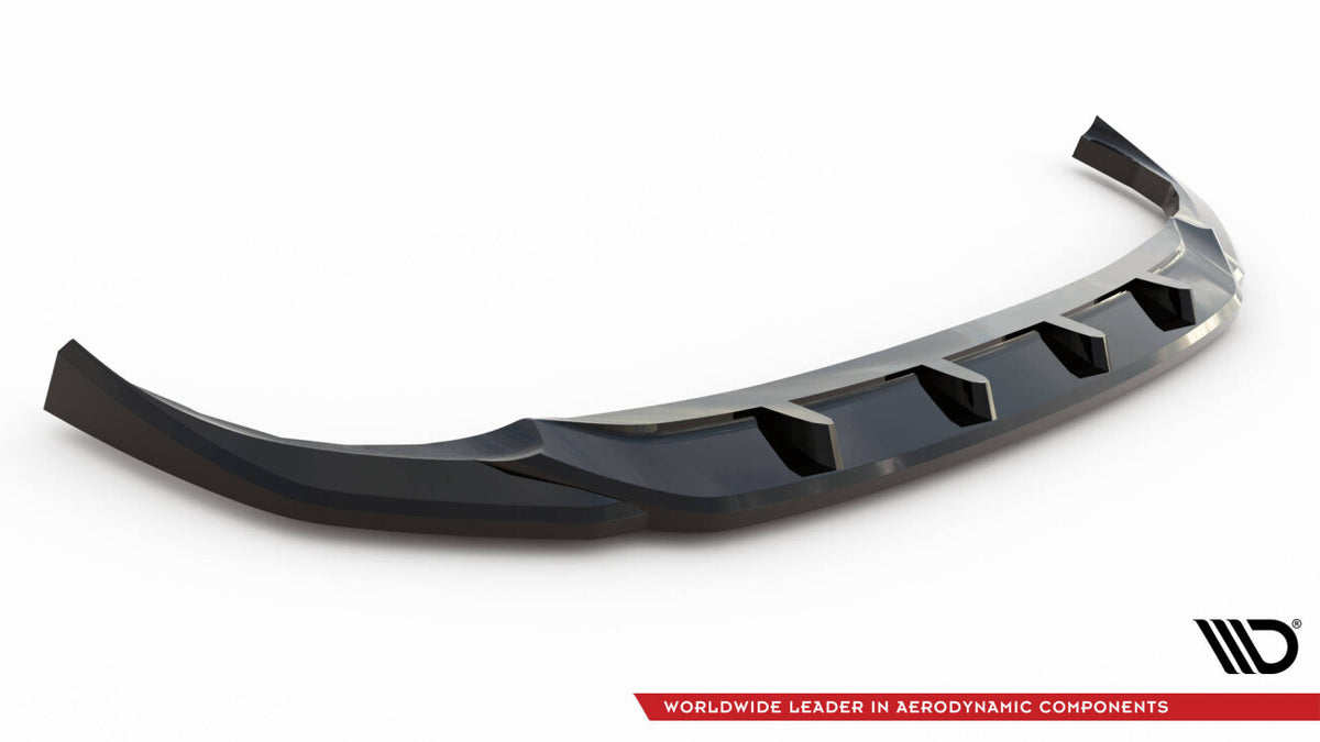 Frontlippe V.3 passend für BMW 2 Coupe G42 schwarz Hochglanz