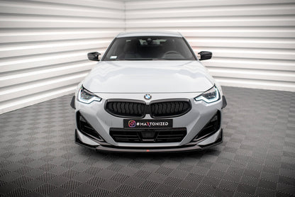 Frontlippe V.3 passend für BMW 2 Coupe M-Paket / M240i G42 schwarz Hochglanz