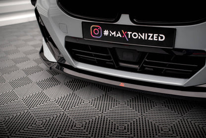 Frontlippe V.3 passend für BMW 2 Coupe M-Paket / M240i G42 schwarz Hochglanz