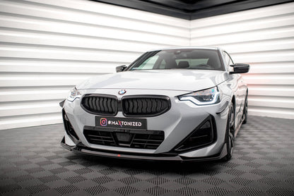 Frontlippe V.3 passend für BMW 2 Coupe M-Paket / M240i G42 schwarz Hochglanz