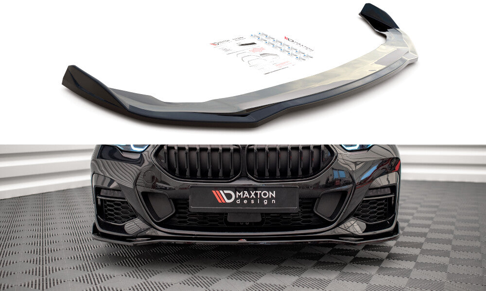 Frontlippe V.3 passend für BMW 2 Gran Coupe M-Paket / M235i F44 schwarz Hochglanz