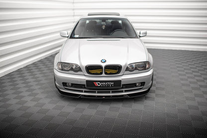 Frontlippe V.3 passend für BMW 3er Coupe E46 schwarz Hochglanz