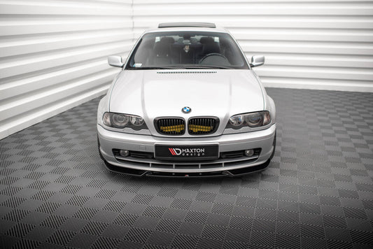 Frontlippe V.3 passend für BMW 3er Coupe E46 schwarz Hochglanz