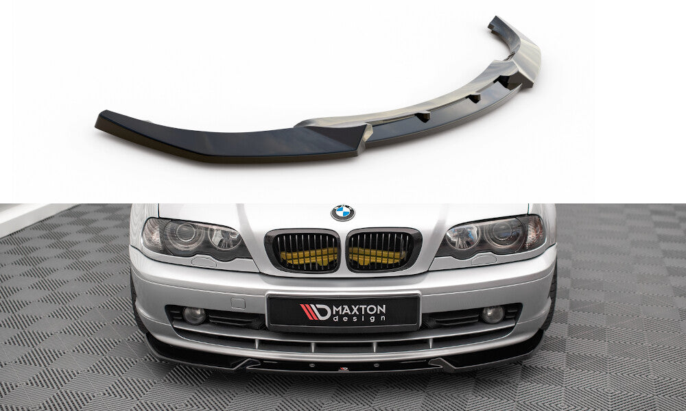 Frontlippe V.3 passend für BMW 3er Coupe E46 schwarz Hochglanz