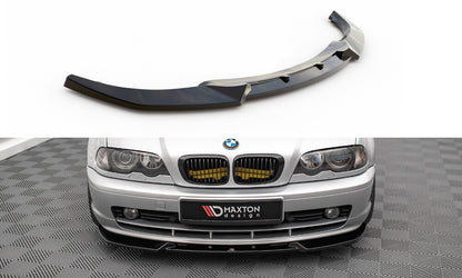 Frontlippe V.3 passend für BMW 3er Coupe E46 schwarz Hochglanz