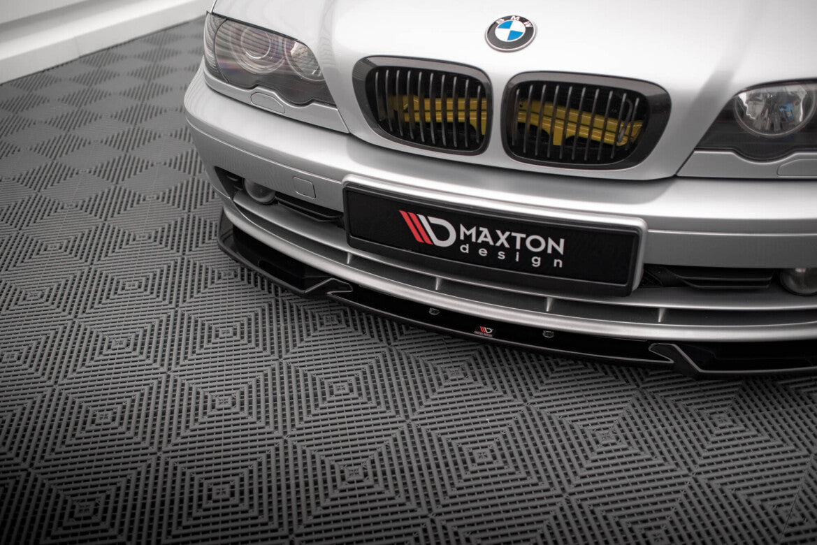 Frontlippe V.3 passend für BMW 3er Coupe E46 schwarz Hochglanz