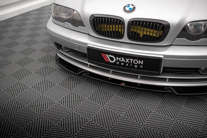 Frontlippe V.3 passend für BMW 3er Coupe E46 schwarz Hochglanz