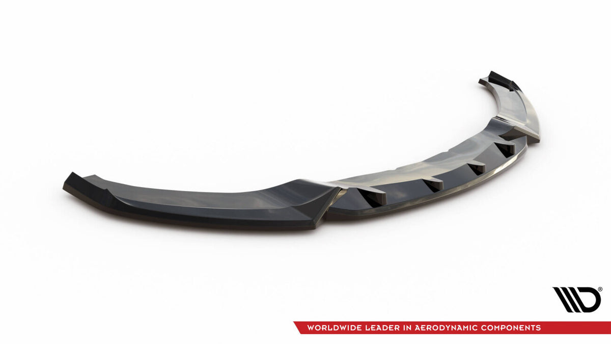 Frontlippe V.3 passend für BMW 4er Coupe / Gran Coupe / Cabrio M-Paket F32 / F36 / F33 schwarz Hochglanz