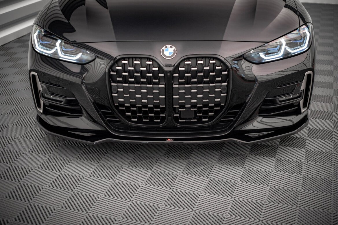 Frontlippe V.3 passend für BMW 4er M-Paket / M440i G22 / G23 / G22 FL / G23 FL schwarz Hochglanz