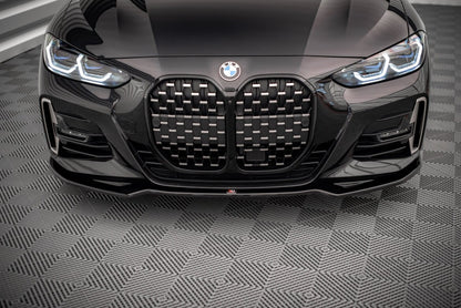 Frontlippe V.3 passend für BMW 4er M-Paket / M440i G22 / G23 / G22 FL / G23 FL schwarz Hochglanz