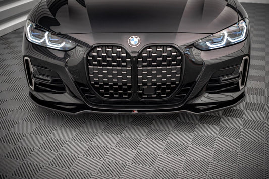 Frontlippe V.3 passend für BMW 4er M-Paket / M440i G22 / G23 / G22 FL / G23 FL schwarz Hochglanz