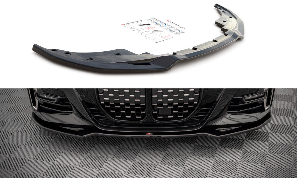 Frontlippe V.3 passend für BMW 4er M-Paket / M440i G22 / G23 / G22 FL / G23 FL schwarz Hochglanz