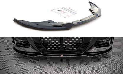 Frontlippe V.3 passend für BMW 4er M-Paket / M440i G22 / G23 / G22 FL / G23 FL schwarz Hochglanz
