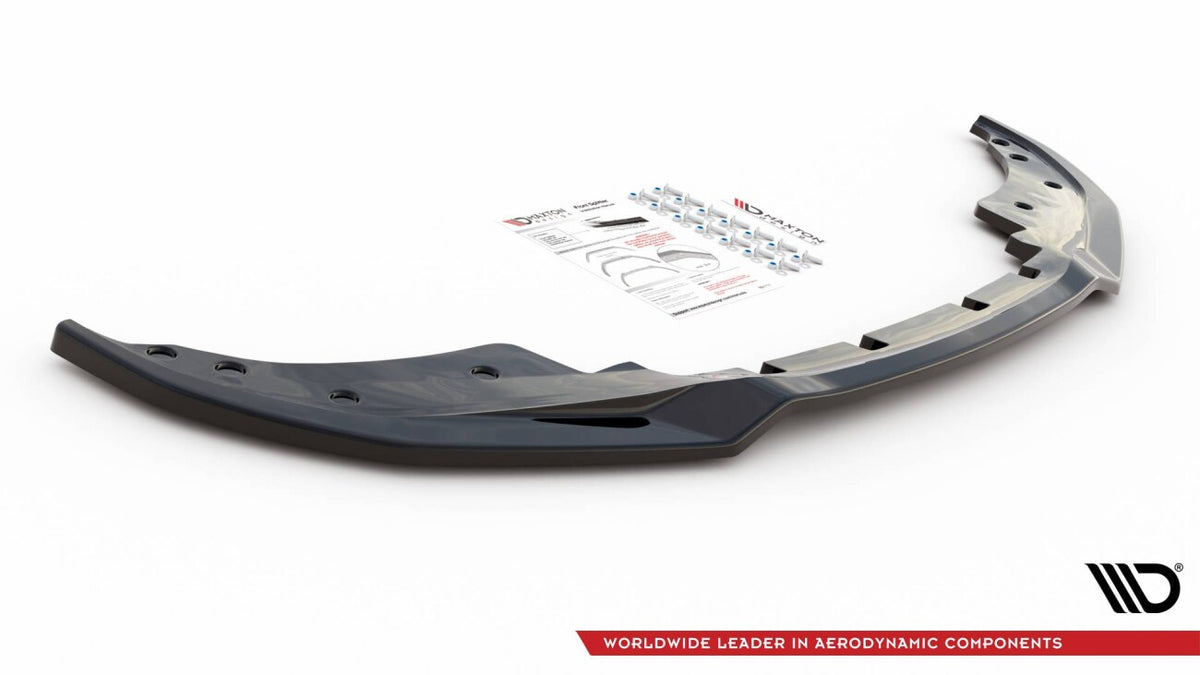 Frontlippe V.3 passend für BMW 4er M-Paket / M440i G22 / G23 / G22 FL / G23 FL schwarz Hochglanz