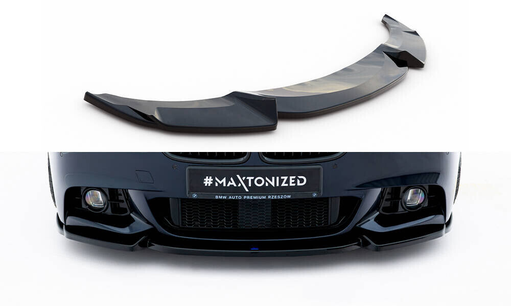 Frontlippe V.3 passend für BMW 5er F10/F11 M-Paket schwarz Hochglanz
