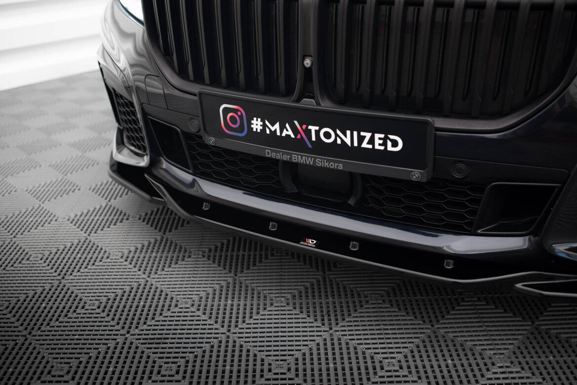 Frontlippe V.3 passend für BMW 7 M-Paket G11 / G12 FL schwarz Hochglanz