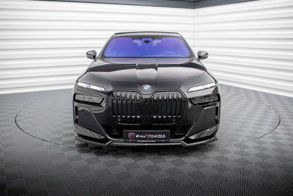 Frontlippe V.3 passend für BMW 7 M-Paket / M760e / i7 M-Paket G70 schwarz Hochglanz