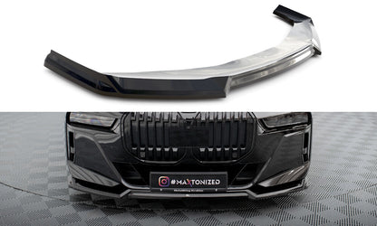 Frontlippe V.3 passend für BMW 7 M-Paket / M760e / i7 M-Paket G70 schwarz Hochglanz