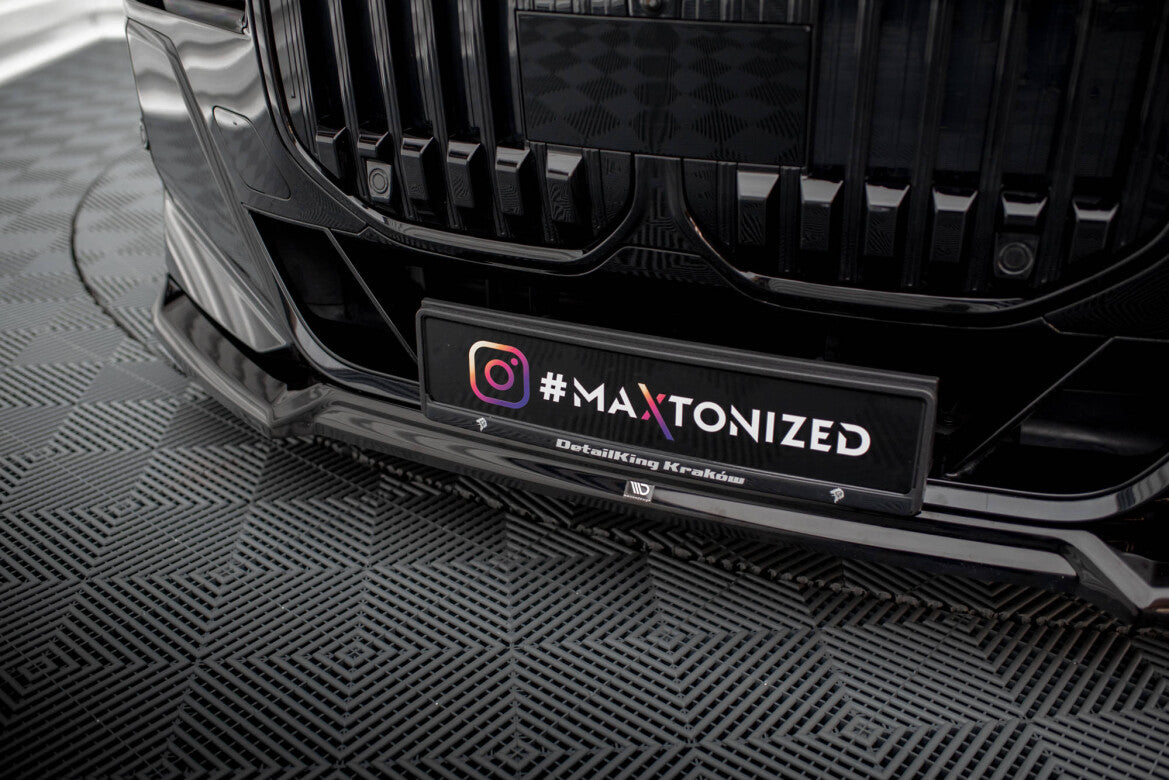 Frontlippe V.3 passend für BMW 7 M-Paket / M760e / i7 M-Paket G70 schwarz Hochglanz