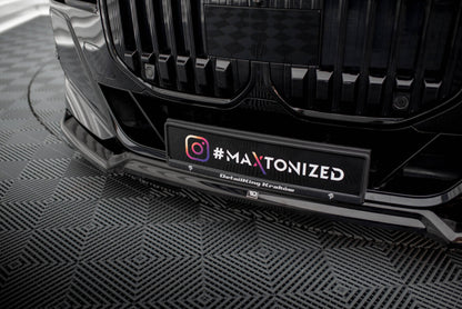 Frontlippe V.3 passend für BMW 7 M-Paket / M760e / i7 M-Paket G70 schwarz Hochglanz