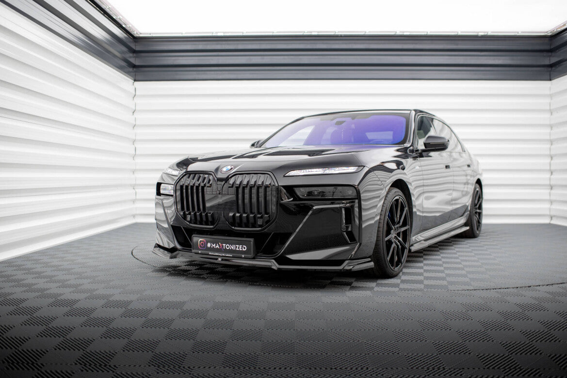 Frontlippe V.3 passend für BMW 7 M-Paket / M760e / i7 M-Paket G70 schwarz Hochglanz
