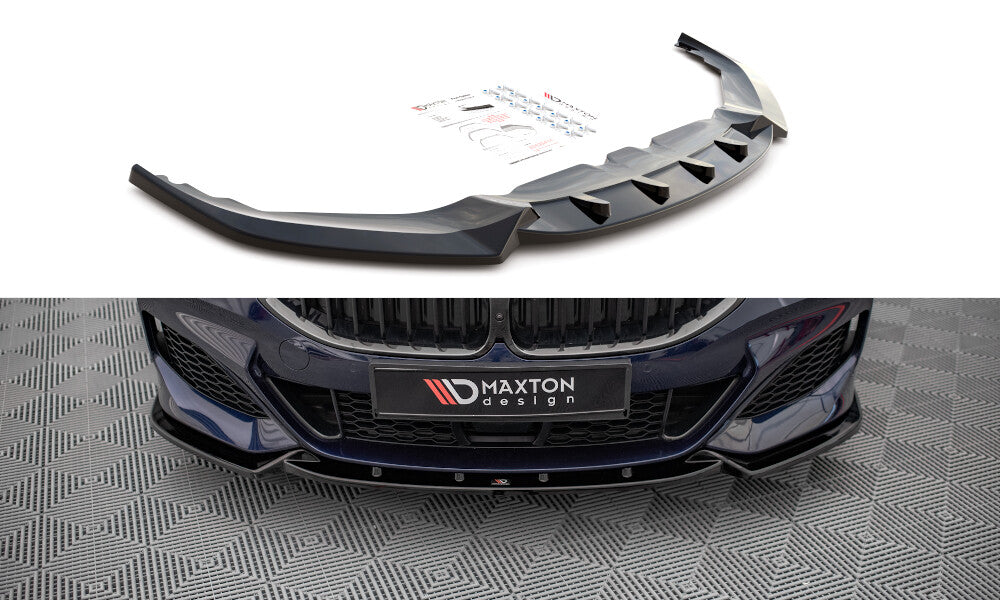 Frontlippe V.3 passend für BMW 8 Coupe G15 / 8 Gran Coupe M Paket G16 schwarz Hochglanz