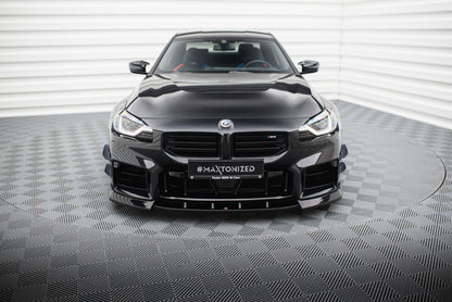 Frontlippe V.3 passend für BMW M2 G87 schwarz Hochglanz