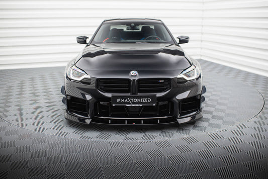 Frontlippe V.3 passend für BMW M2 G87 schwarz Hochglanz