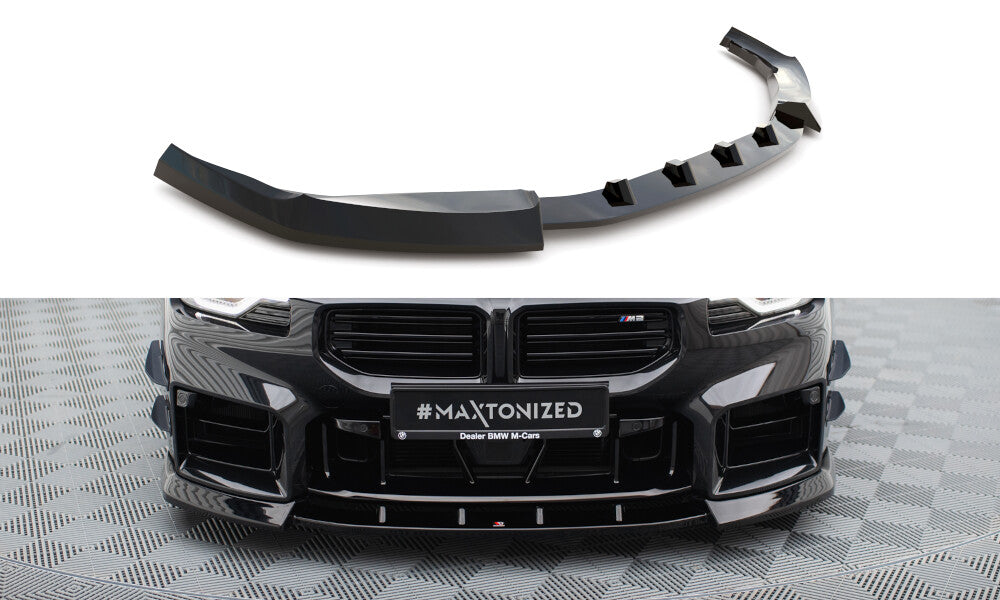 Frontlippe V.3 passend für BMW M2 G87 schwarz Hochglanz