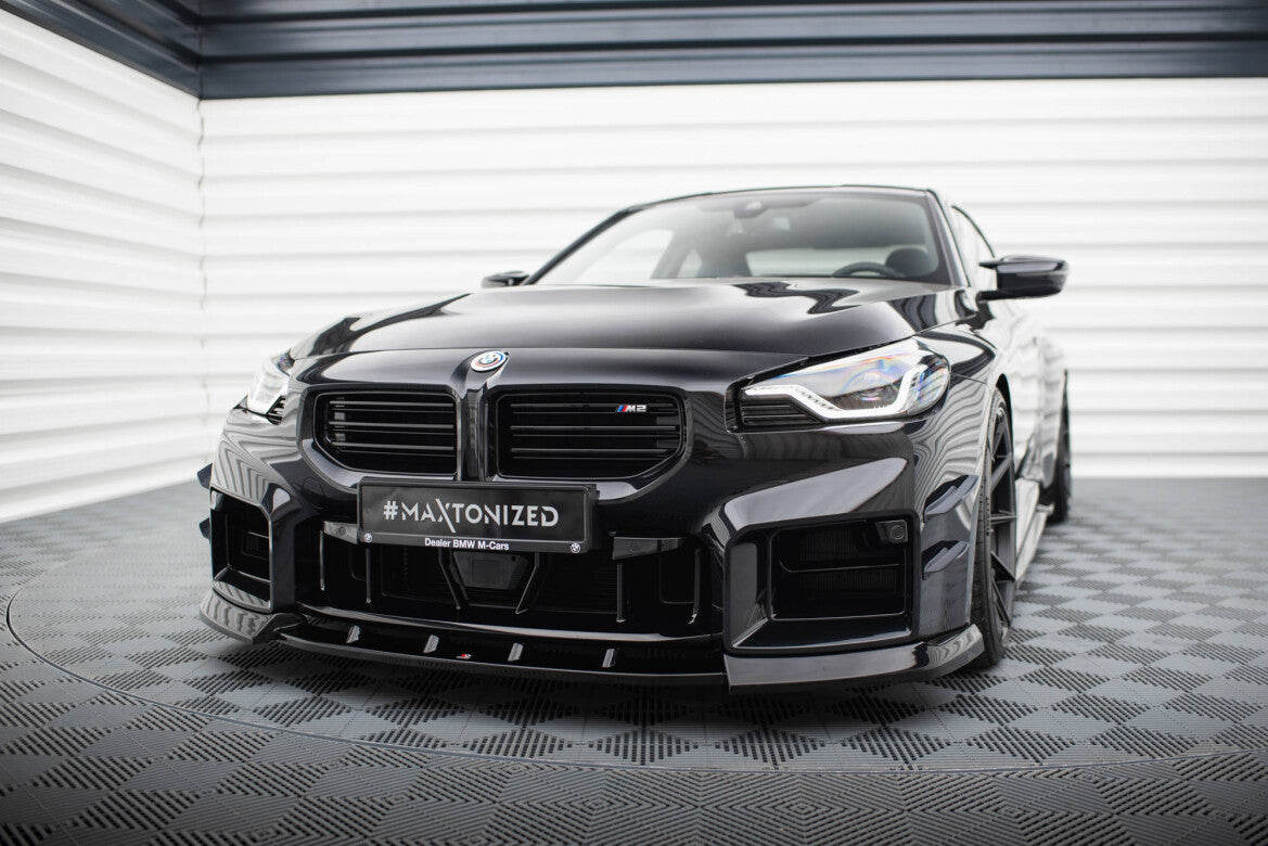 Frontlippe V.3 passend für BMW M2 G87 schwarz Hochglanz