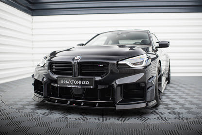 Frontlippe V.3 passend für BMW M2 G87 schwarz Hochglanz