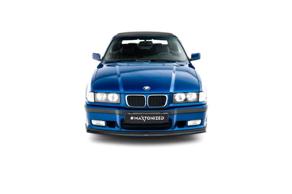 Frontlippe V.3 passend für BMW M3 / 3 M-Paket Coupe / Cabrio E36 schwarz Hochglanz
