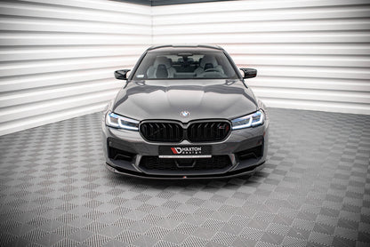 Frontlippe V.3 passend für BMW M5 F90 FL schwarz Hochglanz