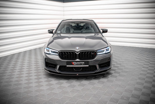 Frontlippe V.3 passend für BMW M5 F90 FL schwarz Hochglanz