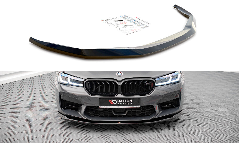 Frontlippe V.3 passend für BMW M5 F90 FL schwarz Hochglanz