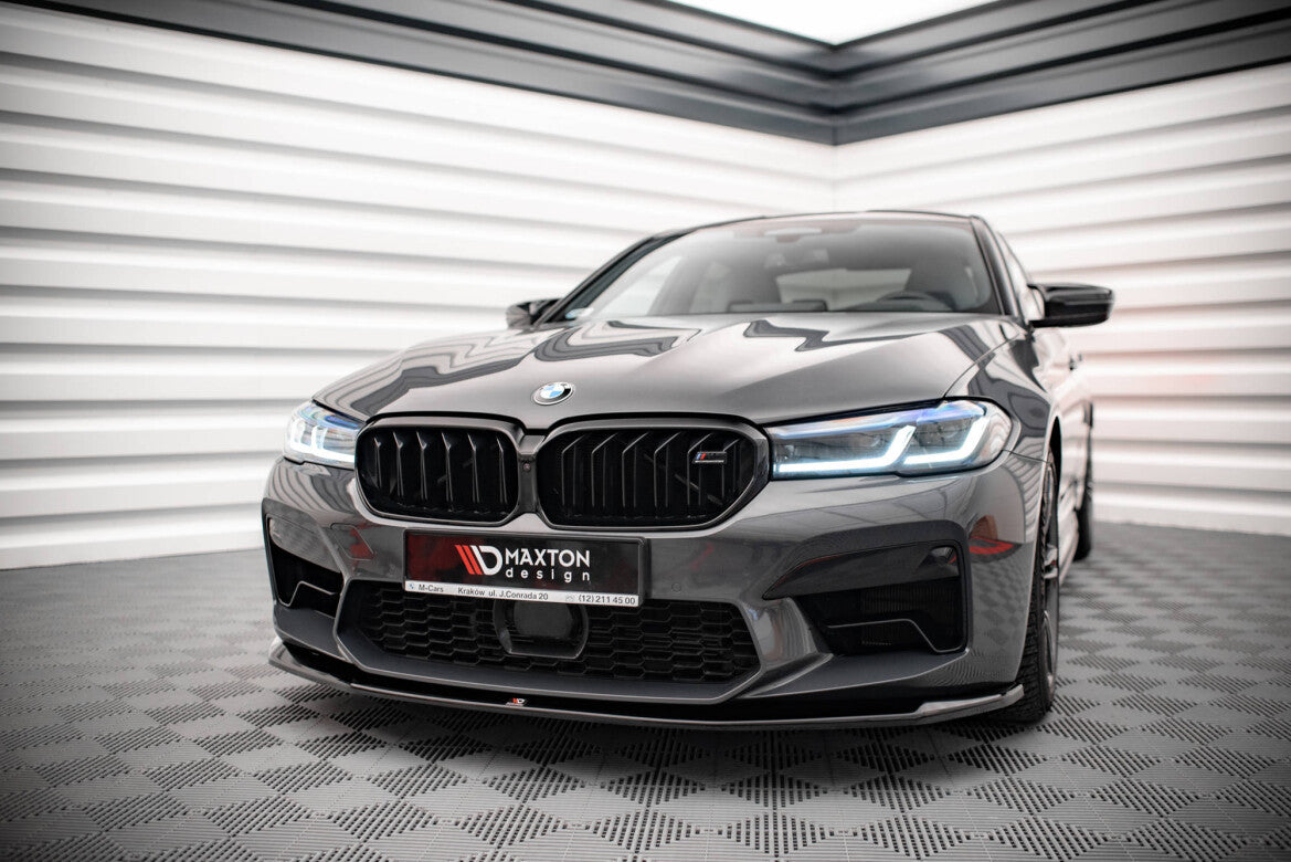 Frontlippe V.3 passend für BMW M5 F90 FL schwarz Hochglanz
