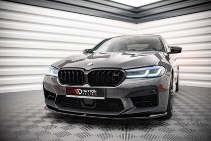 Frontlippe V.3 passend für BMW M5 F90 FL schwarz Hochglanz