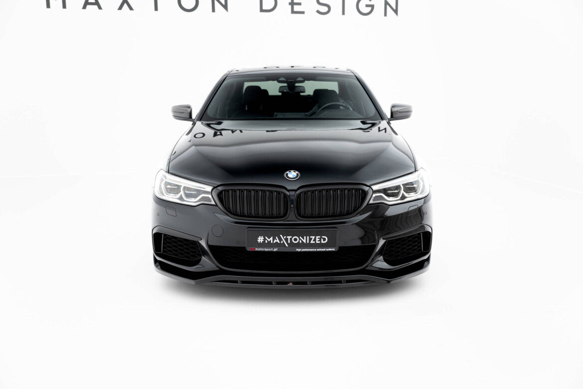 Frontlippe V.3 passend für BMW M550i / M550d Limousine G30 schwarz Hochglanz