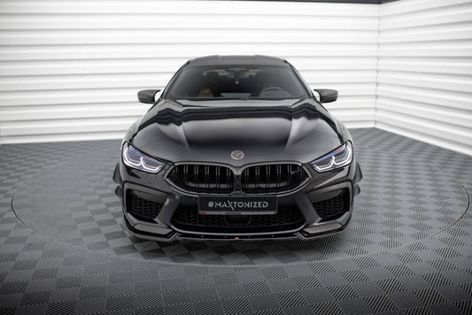 Frontlippe V.3 passend für BMW M8 Gran Coupe F93 / Coupe F92 schwarz Hochglanz