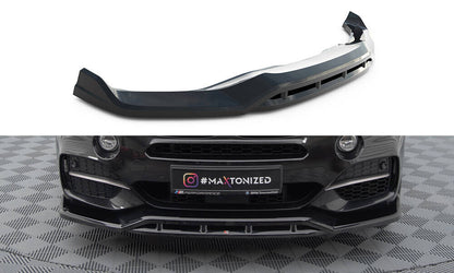 Frontlippe V.3 passend für BMW X5 M-Paket F15 schwarz Hochglanz