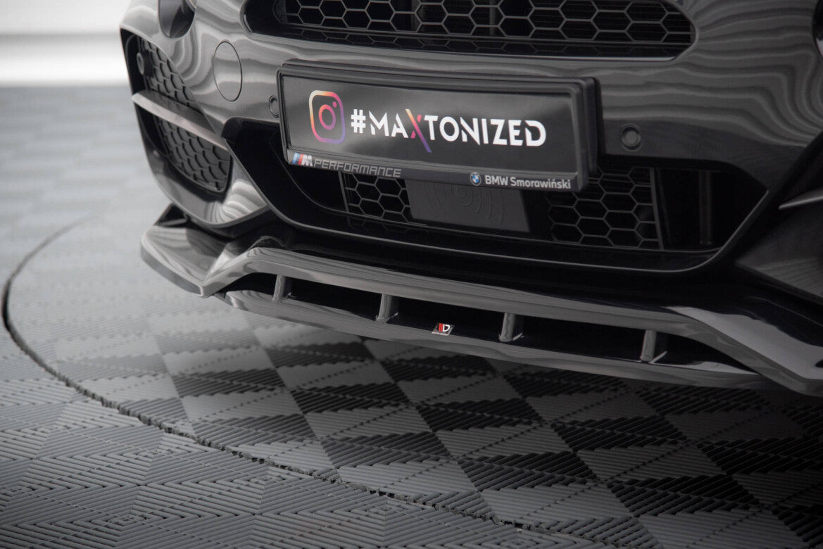 Frontlippe V.3 passend für BMW X5 M-Paket F15 schwarz Hochglanz