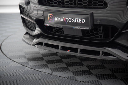 Frontlippe V.3 passend für BMW X5 M-Paket F15 schwarz Hochglanz