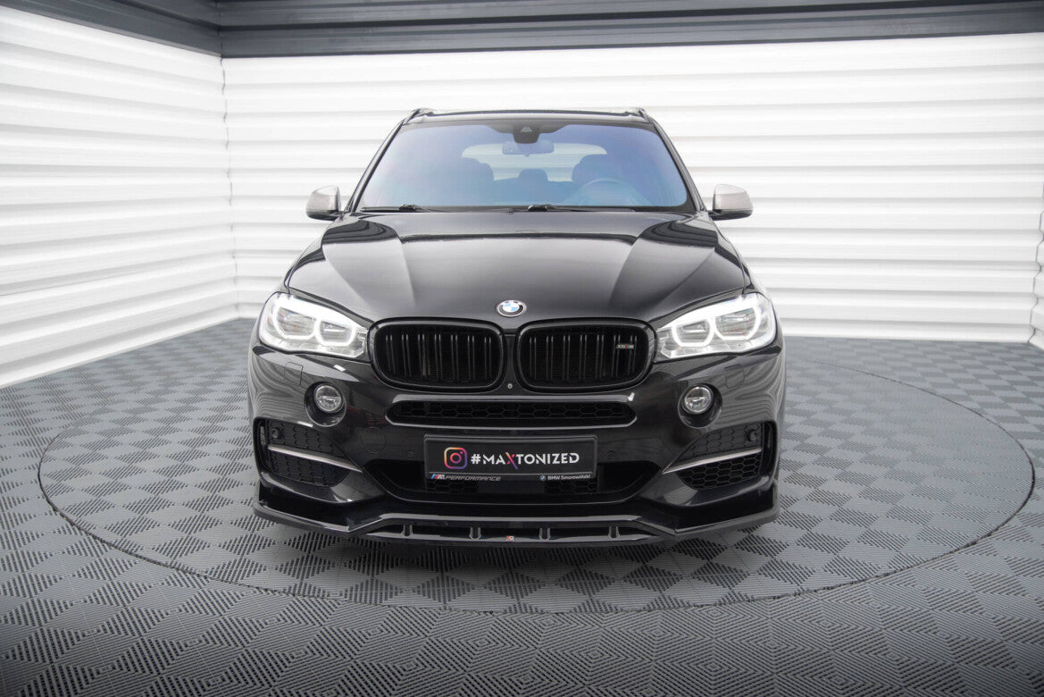 Frontlippe V.3 passend für BMW X5 M-Paket F15 schwarz Hochglanz